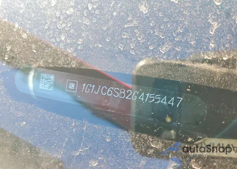 2016 Chevrolet Sonic Lt z USA, uszkodzony, nr VIN 1G1JC6SB2G4155447